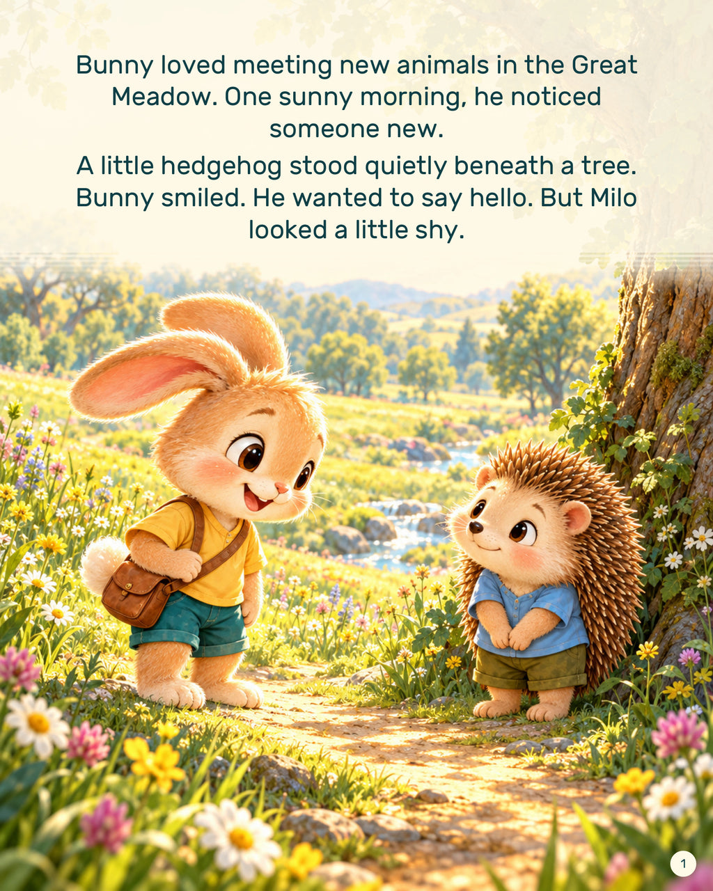 Bunny Makes a New Friend